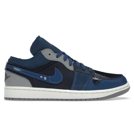 Jordan 1 Low SE Craft Obsidian French Blue Ashen Slate White